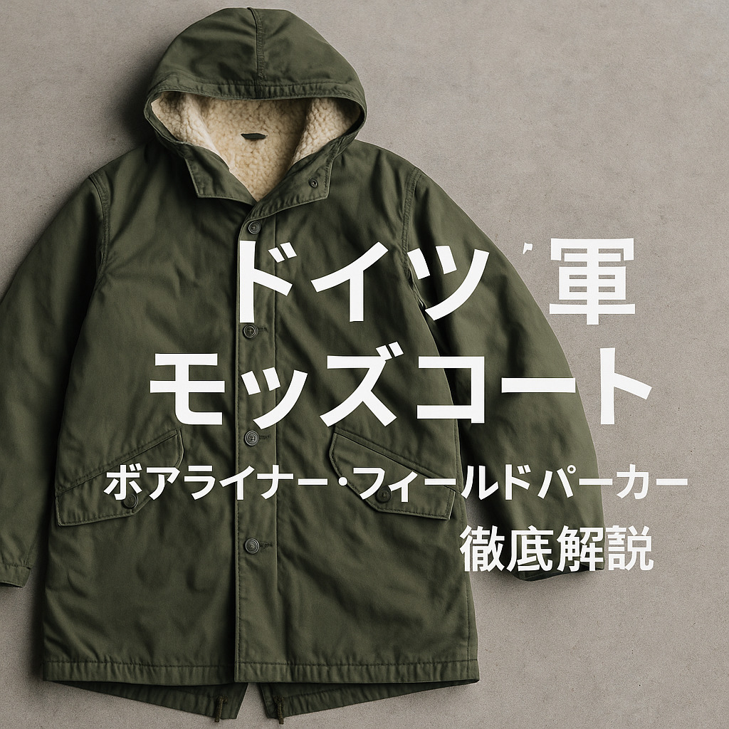 N-3Bパーカーの全体デザインが分かる写真。歴史や人気、バイクでの使用レビューを解説する記事のアイキャッチ用画像。